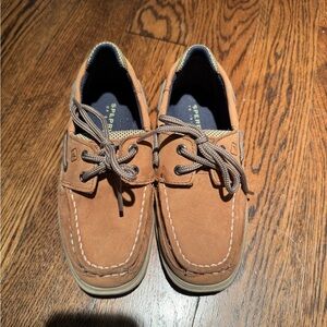 Sperry Lanyard Kids Tan Boat Shoes